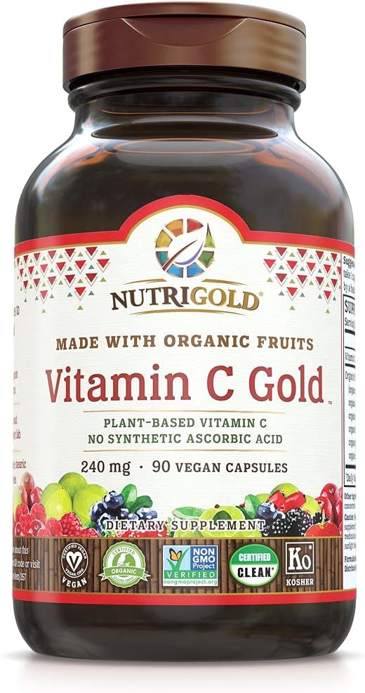 Different forms of vitamin C include vitamin c made from berries and fruits.