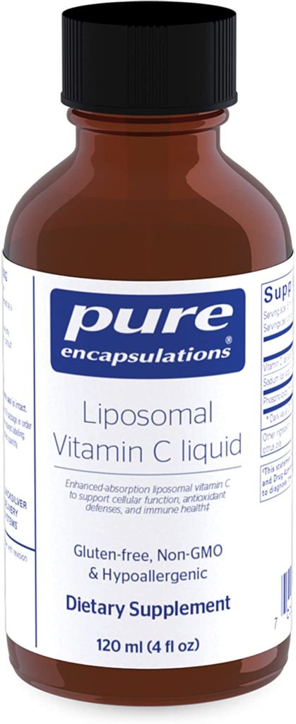 Different forms of vitamin C include liposomal vitamin C.