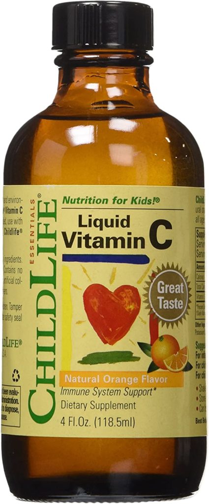 CHILDLIFE Organic liquid vitamin C supplement for babies.