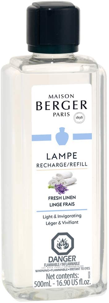 Maison Berger oil diffuser fragrance smells like clean laundry and fresh linen.